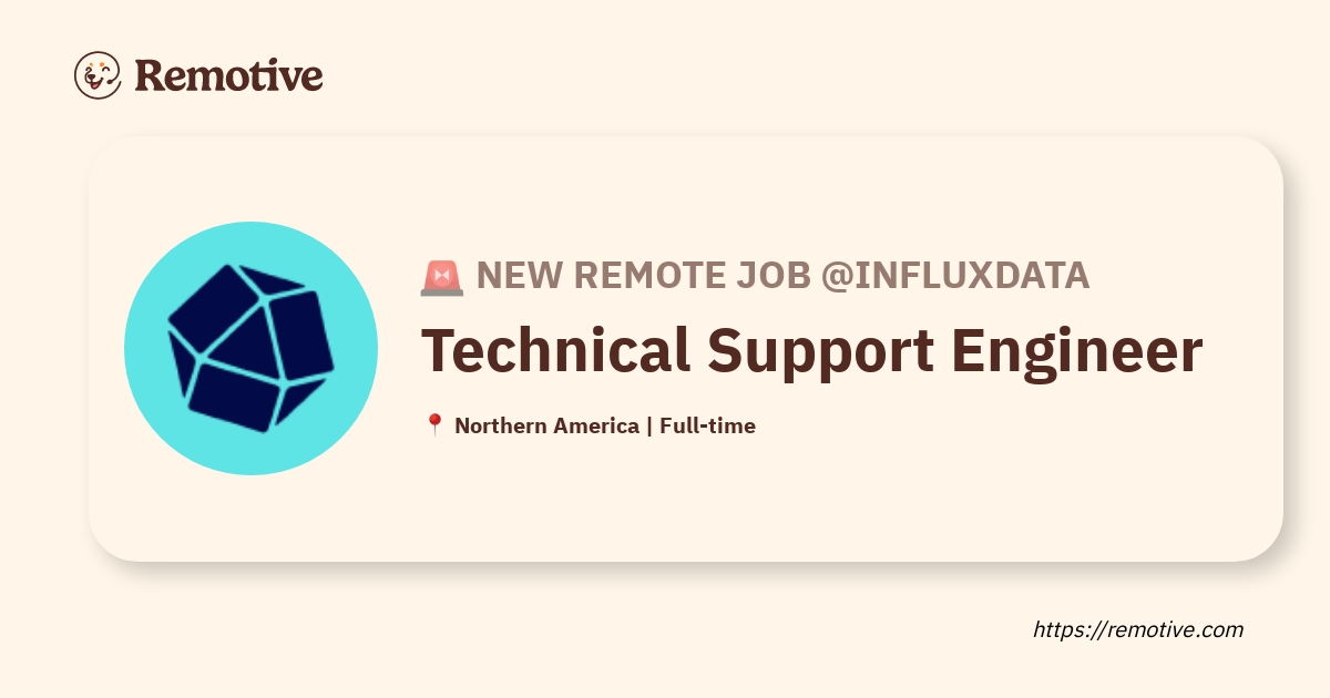 [Hiring] Technical Support Engineer InfluxData