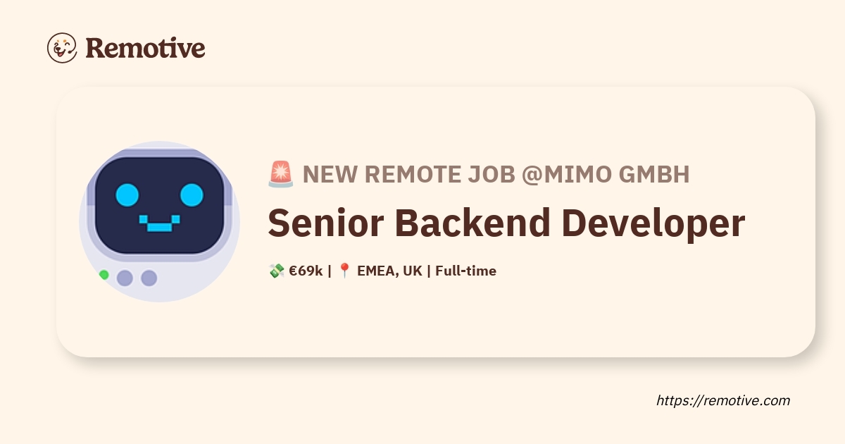 Senior Backend Developer