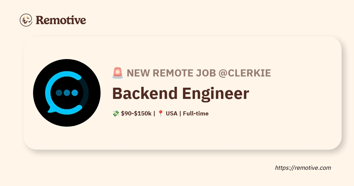 Backend Engineer