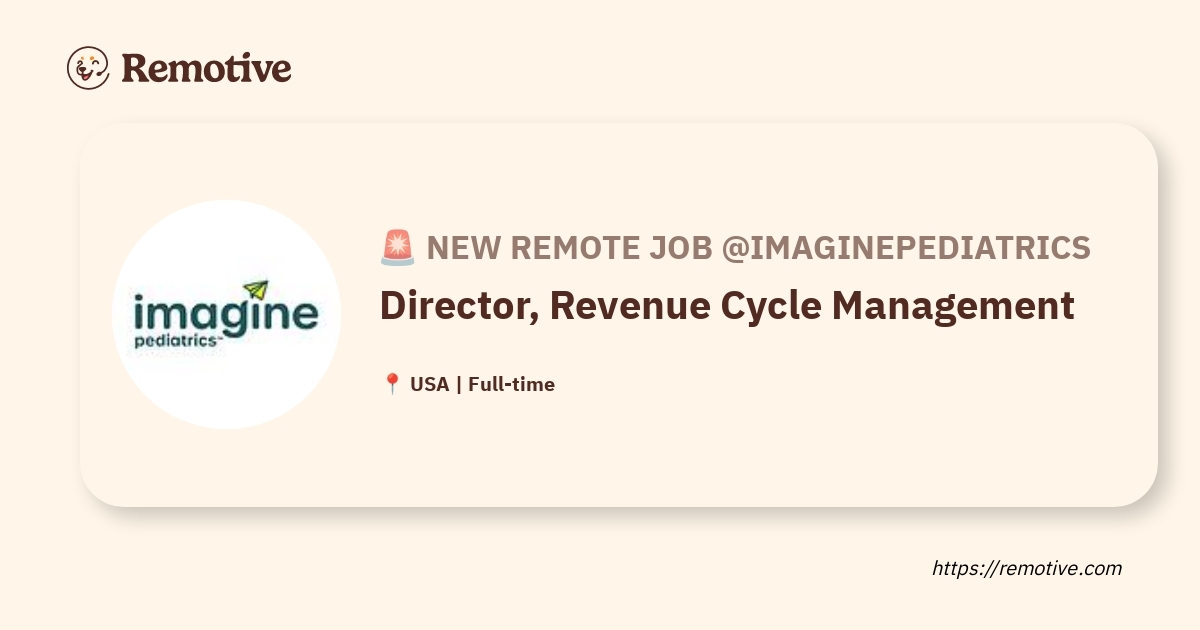 Director, Revenue Cycle Management