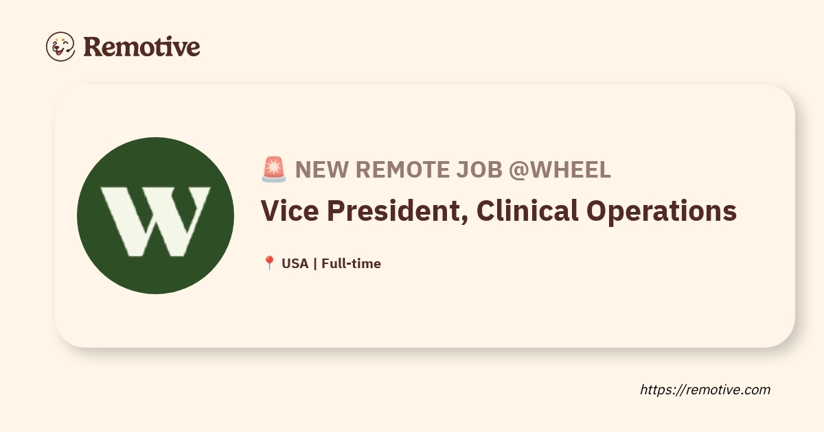 Vice President, Clinical Operations