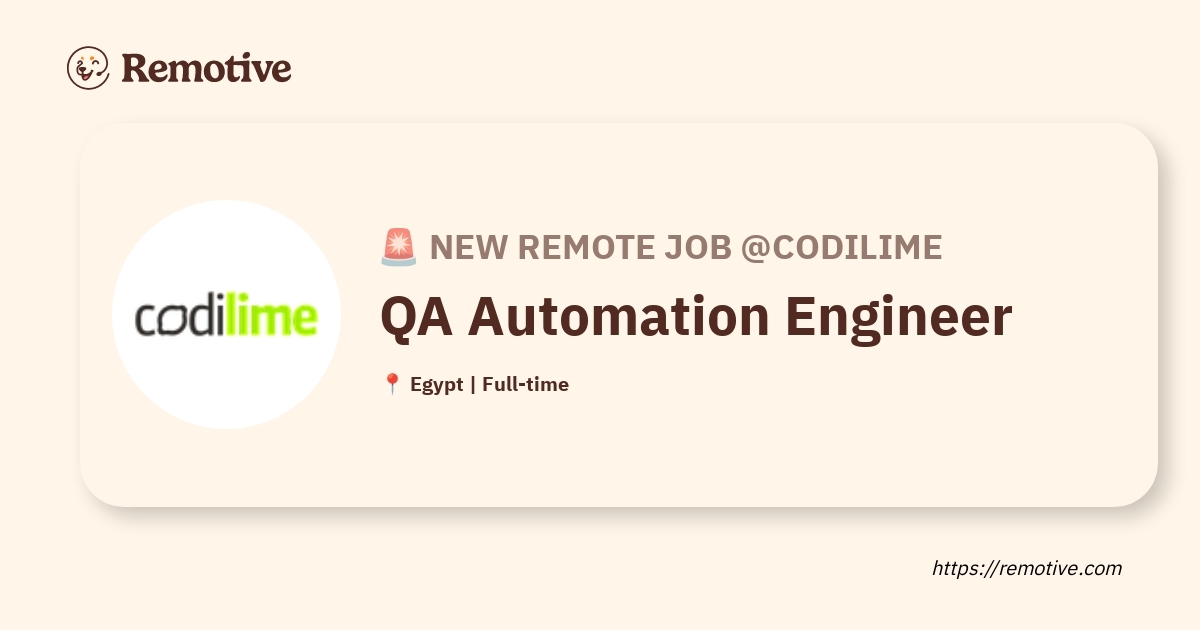 QA Automation Engineer