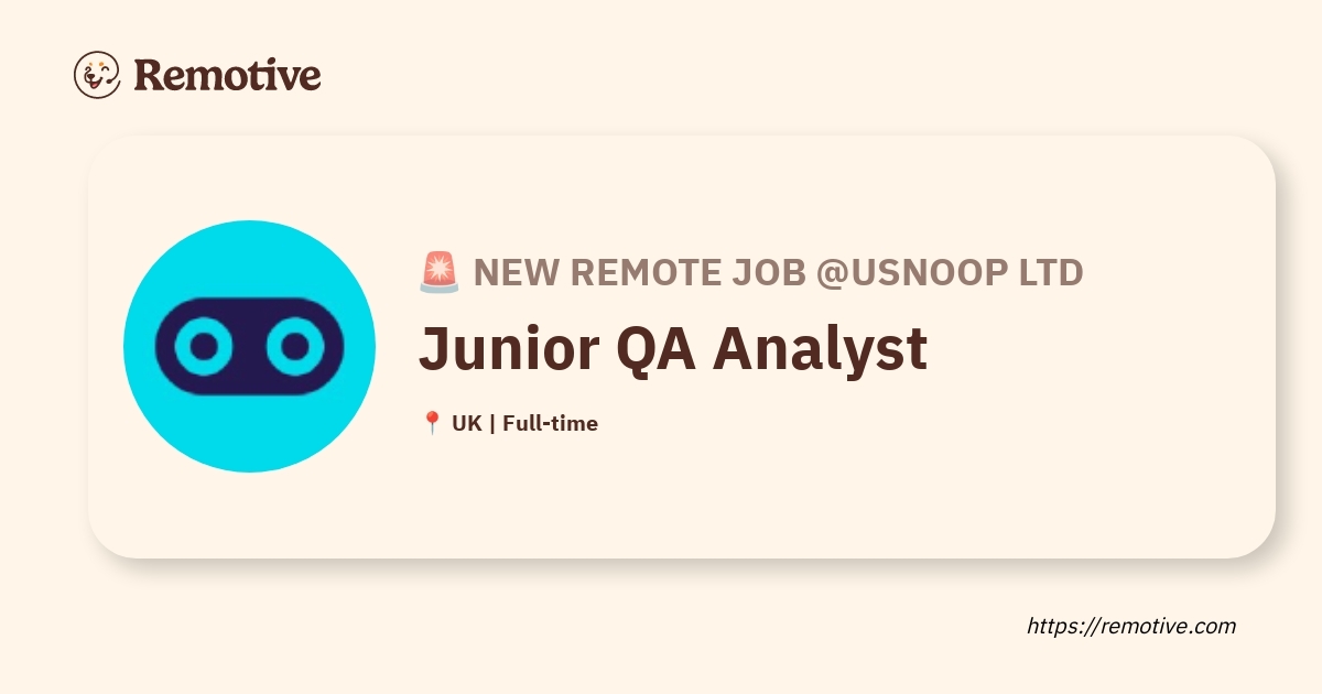 Junior QA Analyst