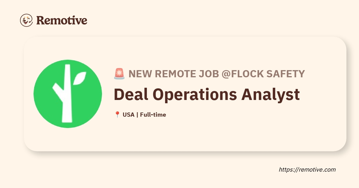 Deal Operations Analyst