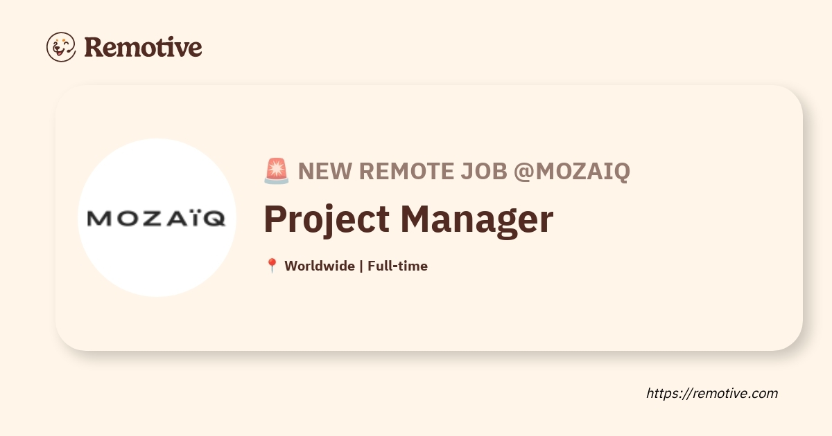 Project Manager