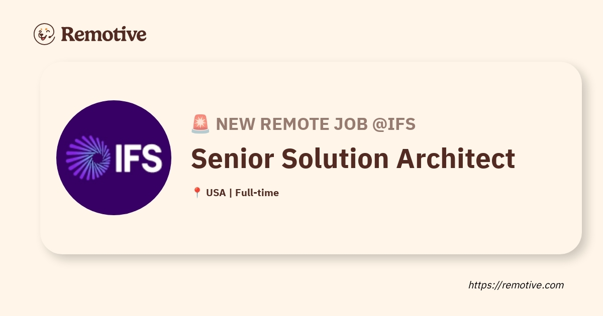 Senior Solution Architect