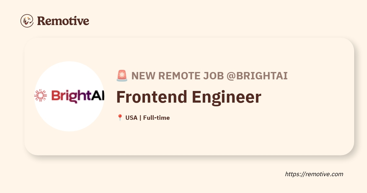 Frontend Engineer