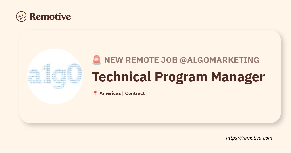 Technical Program Manager