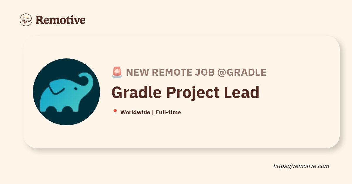 Gradle Project Lead