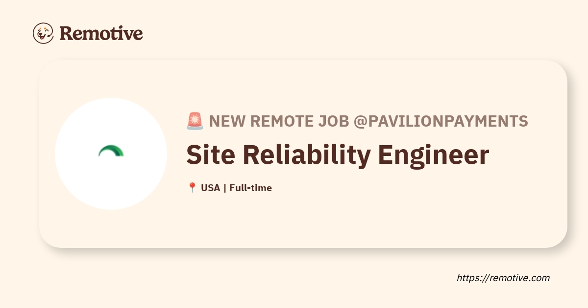 Site Reliability Engineer