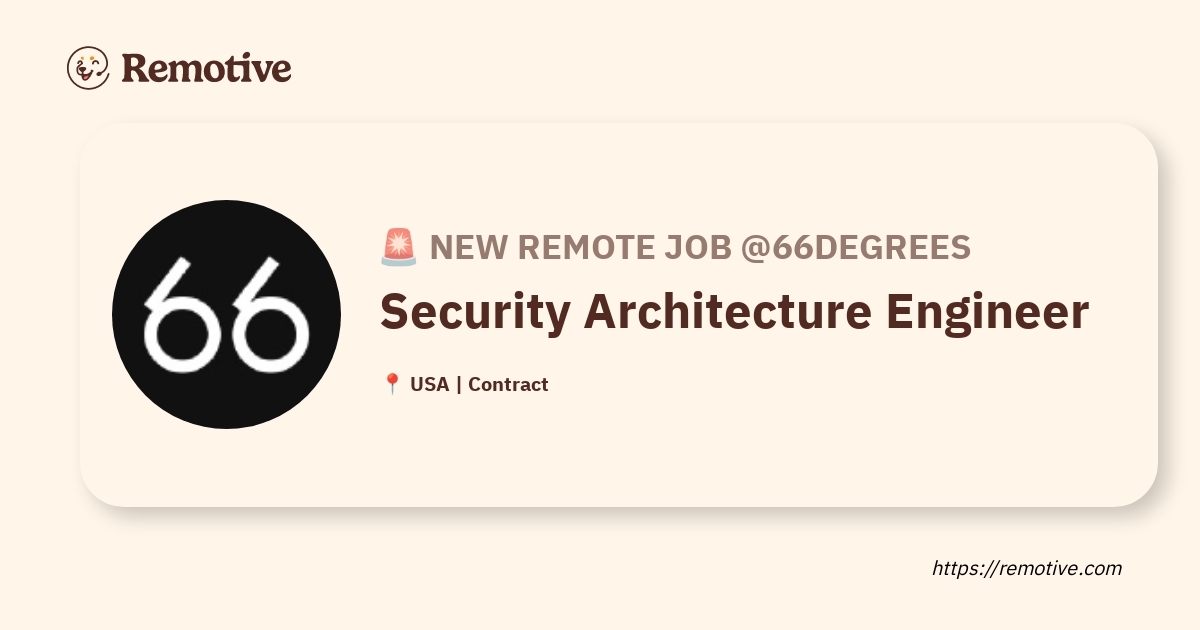 Security Architecture Engineer