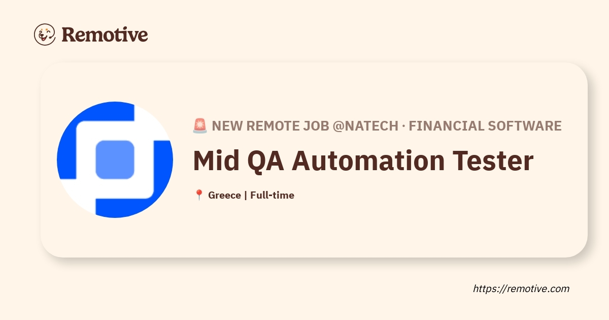 Mid QA Automation Tester