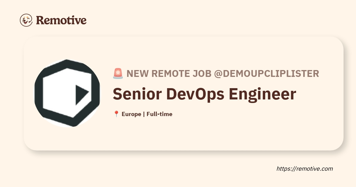 Senior DevOps Engineer