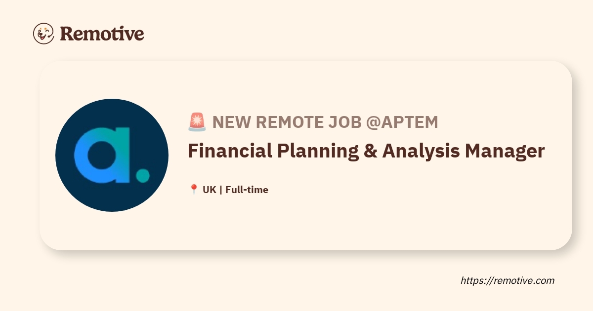 Financial Planning & Analysis Manager