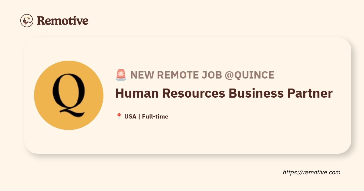 Human Resources Business Partner