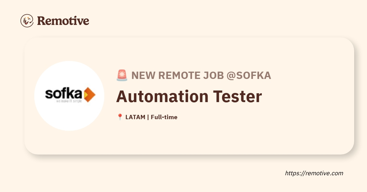 Automation Tester