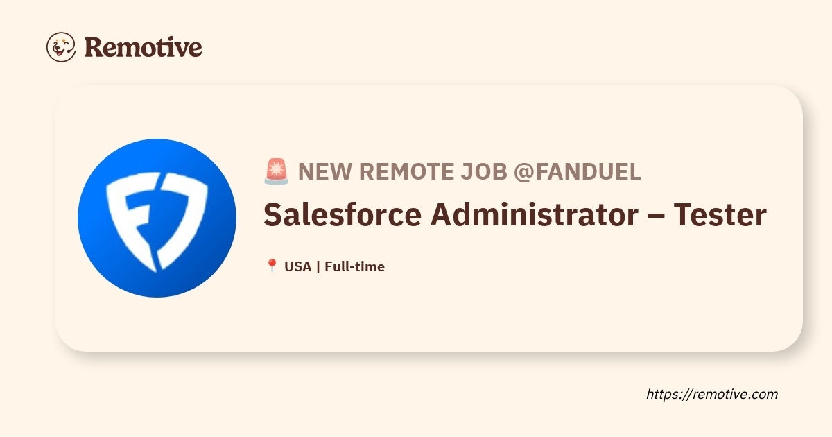 Salesforce Administrator – Tester