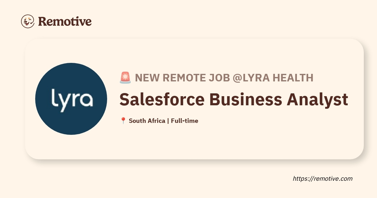 Salesforce Business Analyst