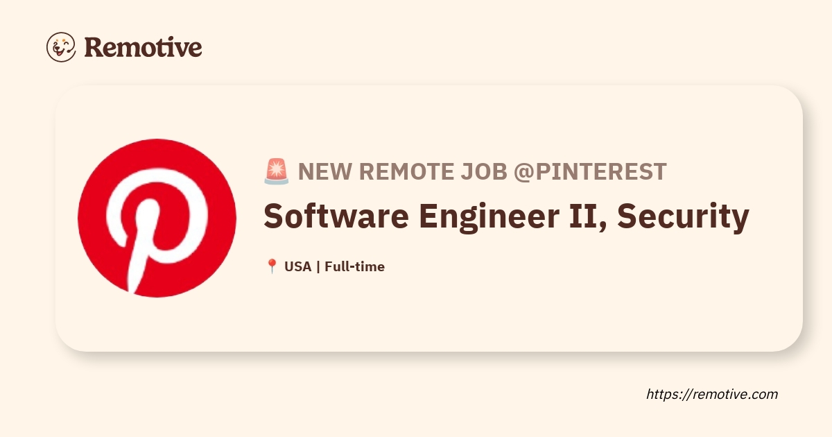 Software Engineer II, Security