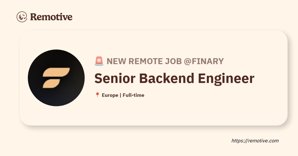 Senior Backend Engineer