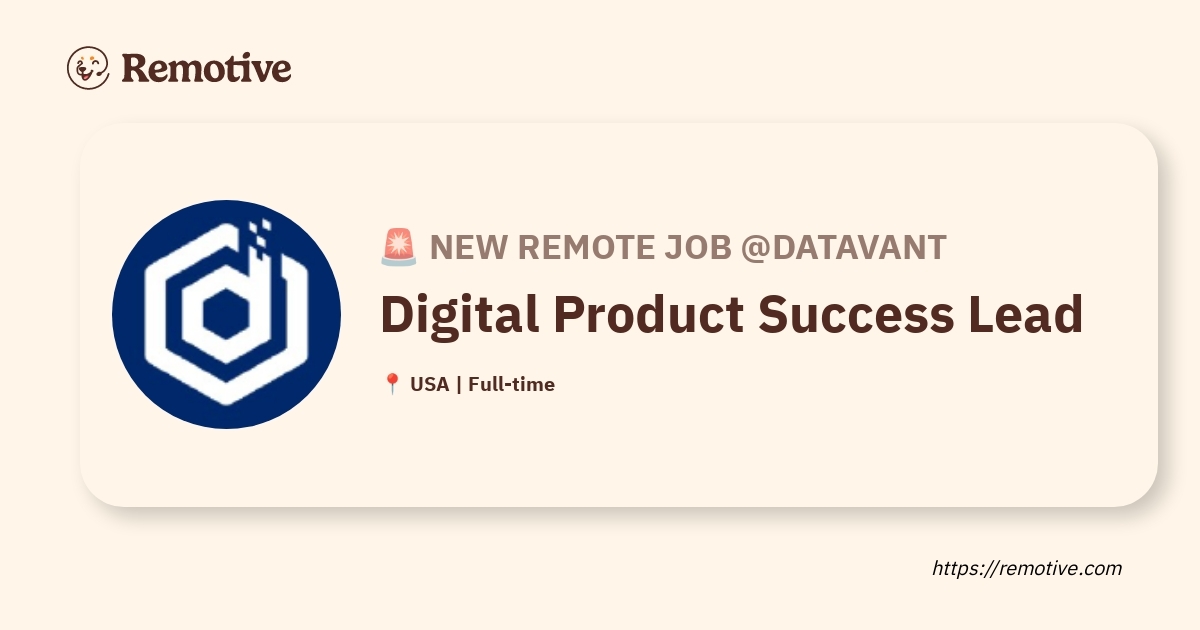 Digital Product Success Lead