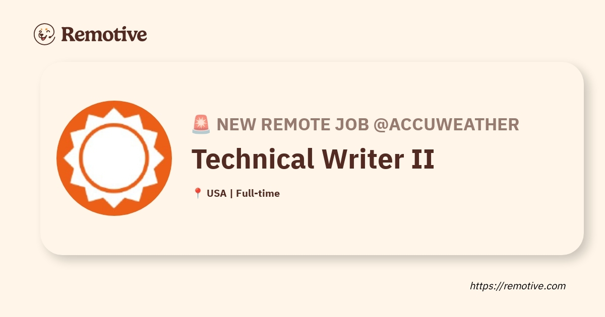 Technical Writer II