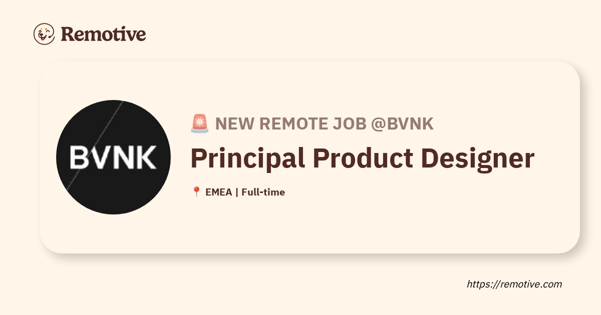 Principal Product Designer