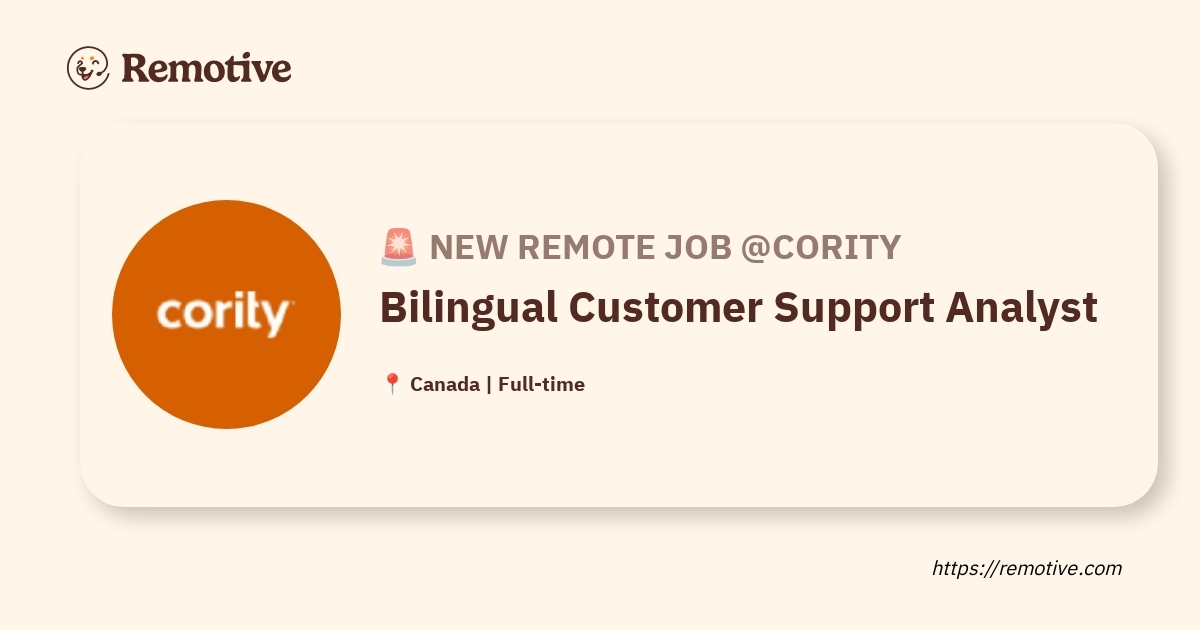 Bilingual Customer Support Analyst