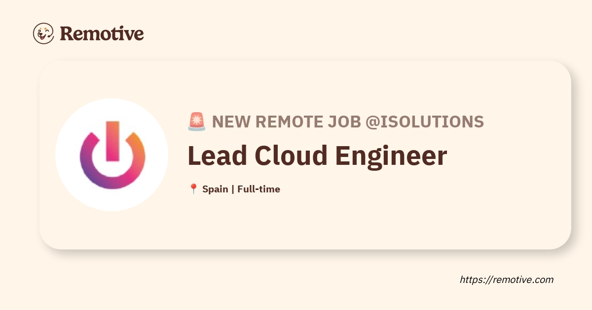 Lead Cloud Engineer