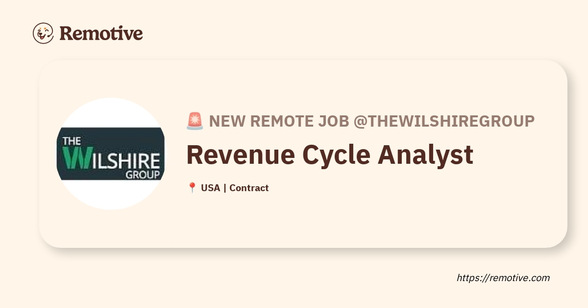 Revenue Cycle Analyst