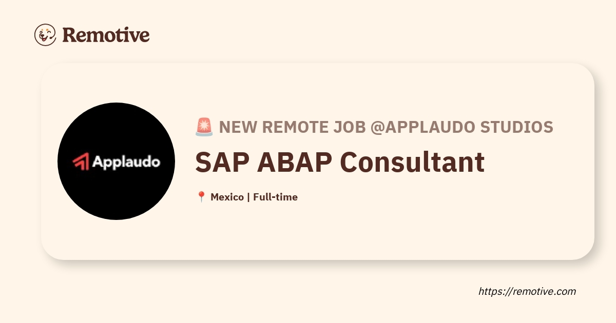 SAP ABAP Consultant