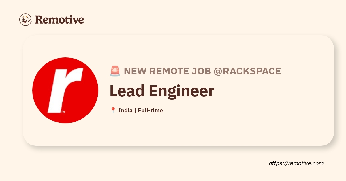 Lead Engineer