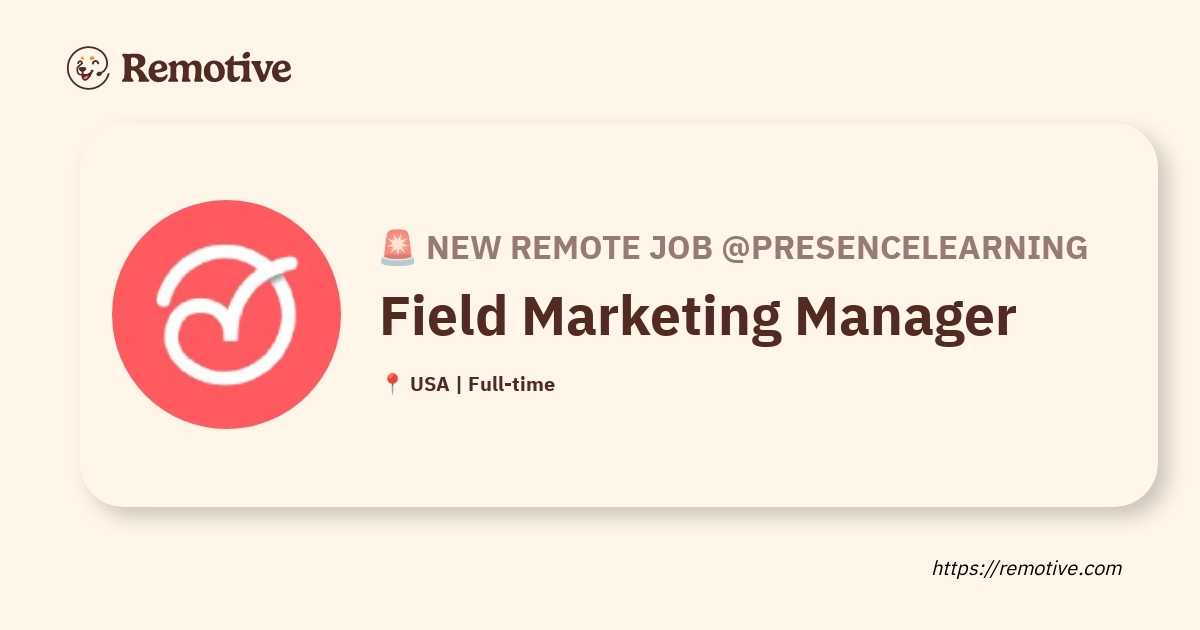 Field Marketing Manager