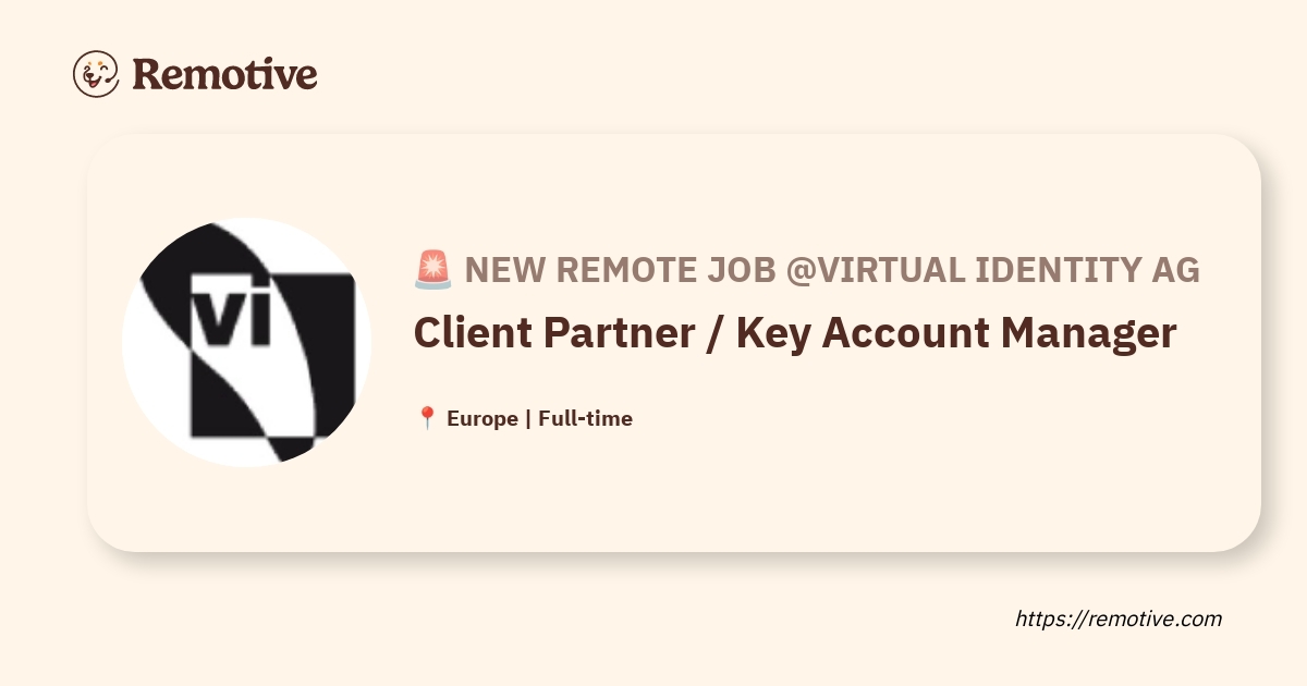 Client Partner / Key Account Manager