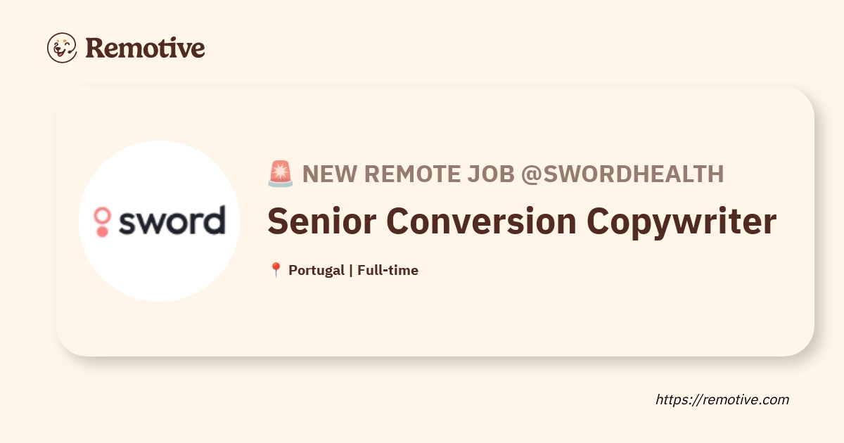 Senior Conversion Copywriter