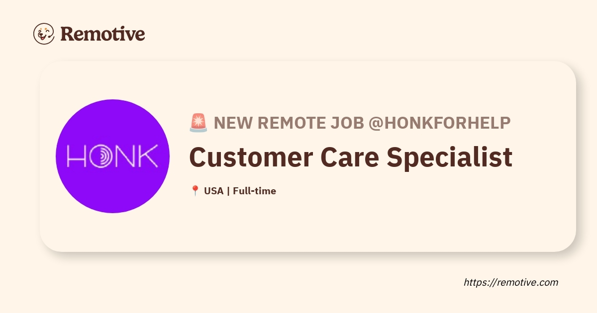 Customer Care Specialist