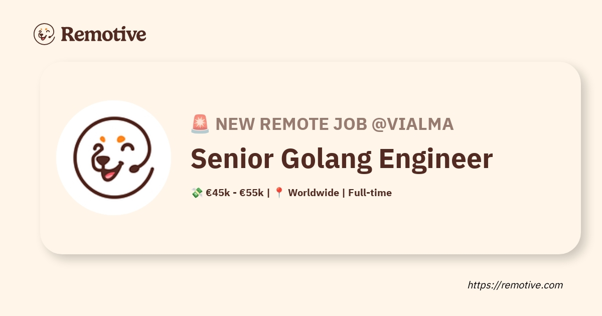 Senior Golang Engineer