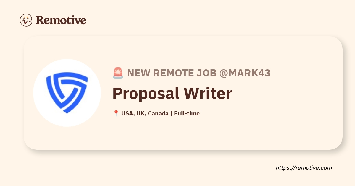 Proposal Writer