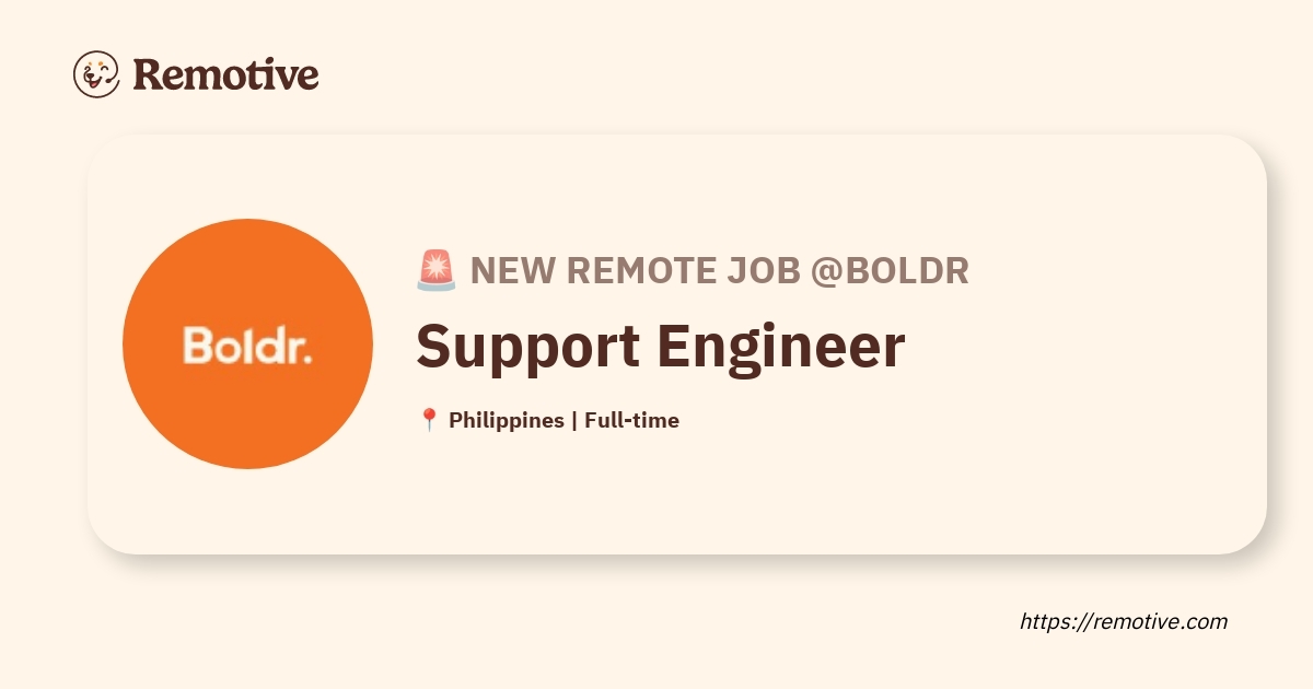 Support Engineer