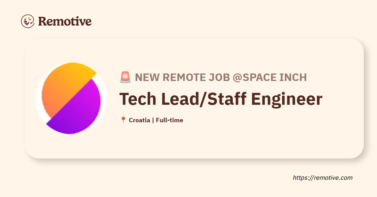 Tech Lead/Staff Engineer