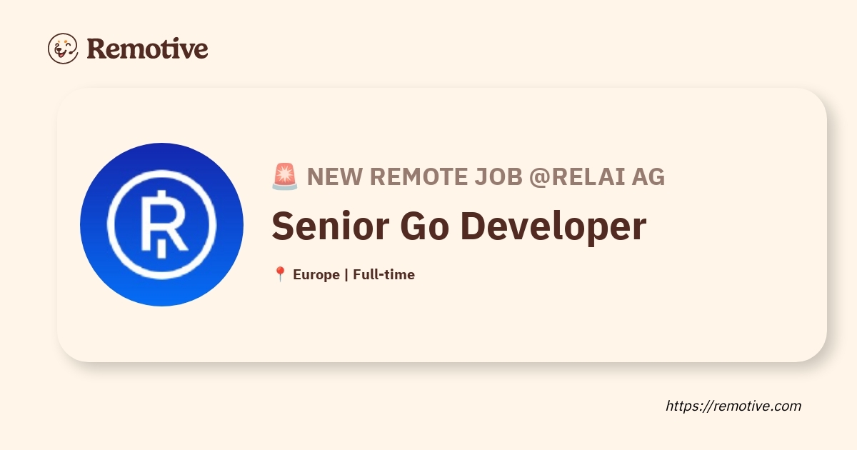 Senior Go Developer