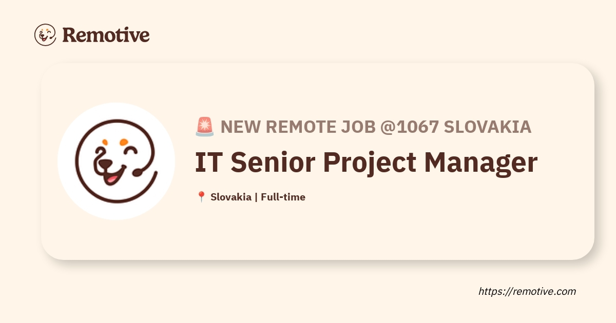 IT Senior Project Manager