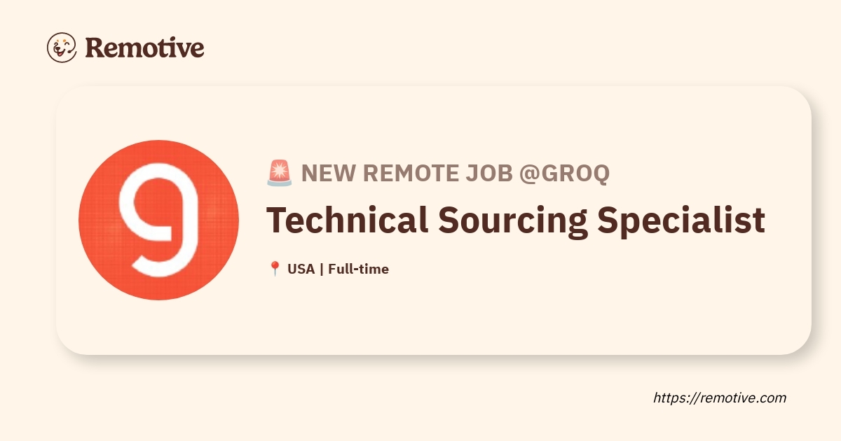 Technical Sourcing Specialist