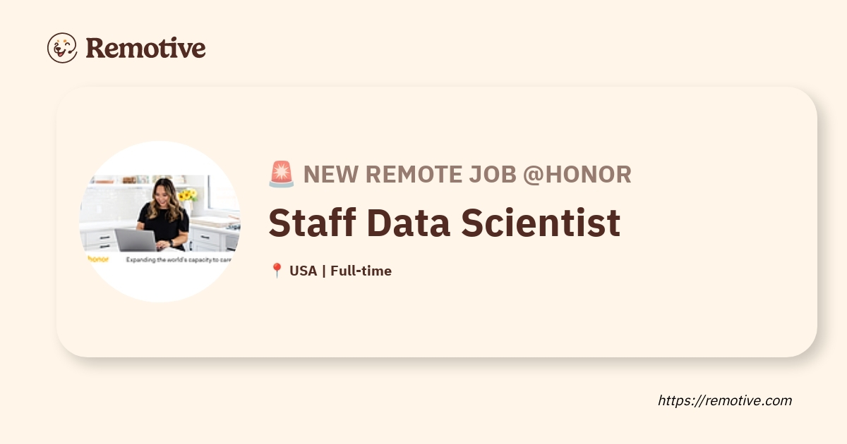 Staff Data Scientist