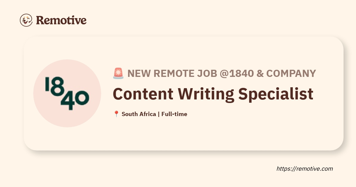 Content Writing Specialist