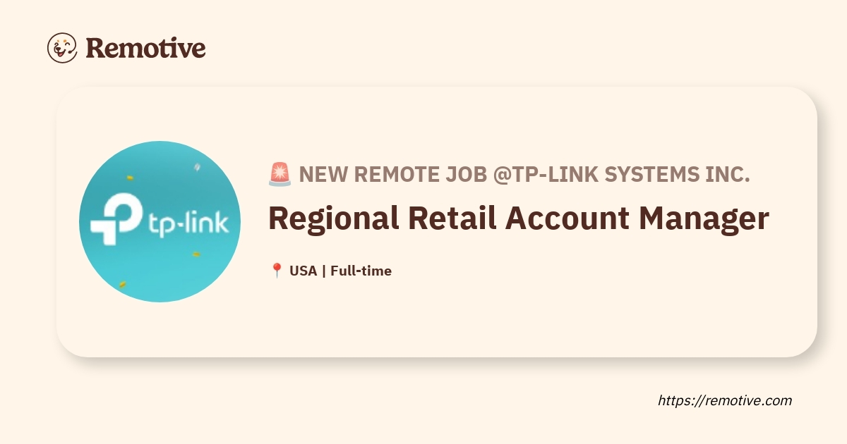 Regional Retail Account Manager