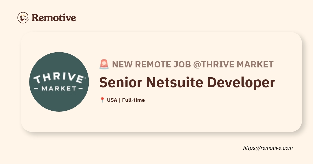 Senior Netsuite Developer