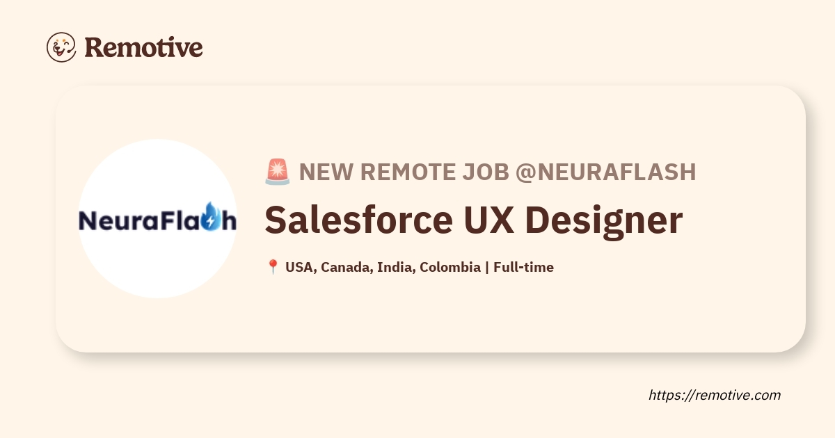 Salesforce UX Designer