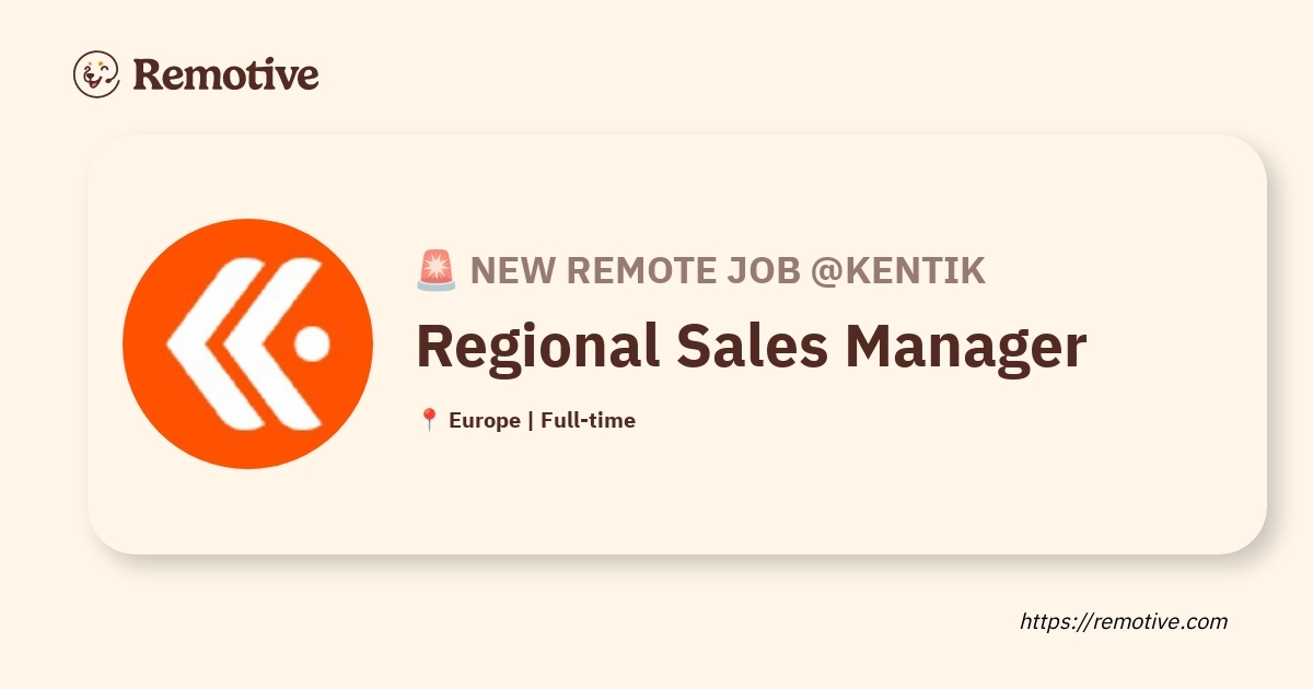 Regional Sales Manager