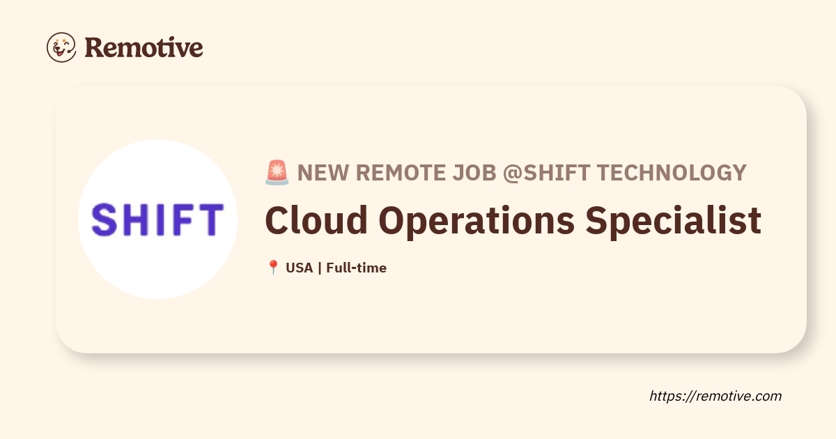 Cloud Operations Specialist